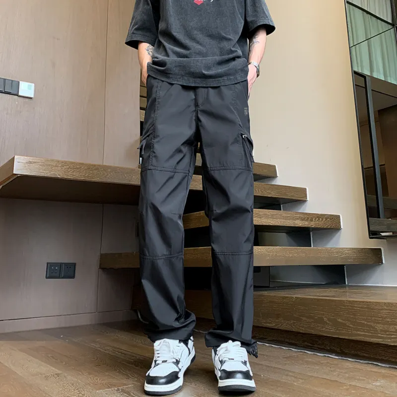 ZNTN Casual Pants Unisex Black-2