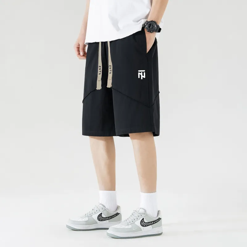 ZNTN Casual Shorts Men Black-5