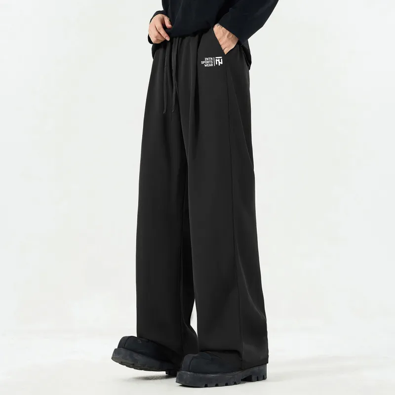 ZNTN Casual Pants Unisex Black-2