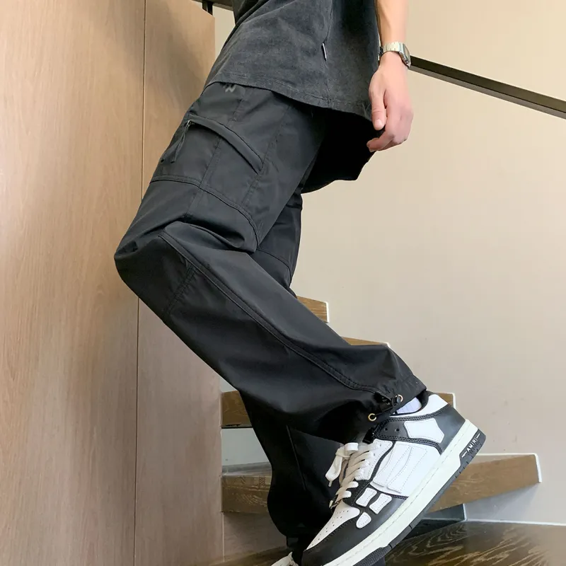 ZNTN Casual Pants Unisex Black-5