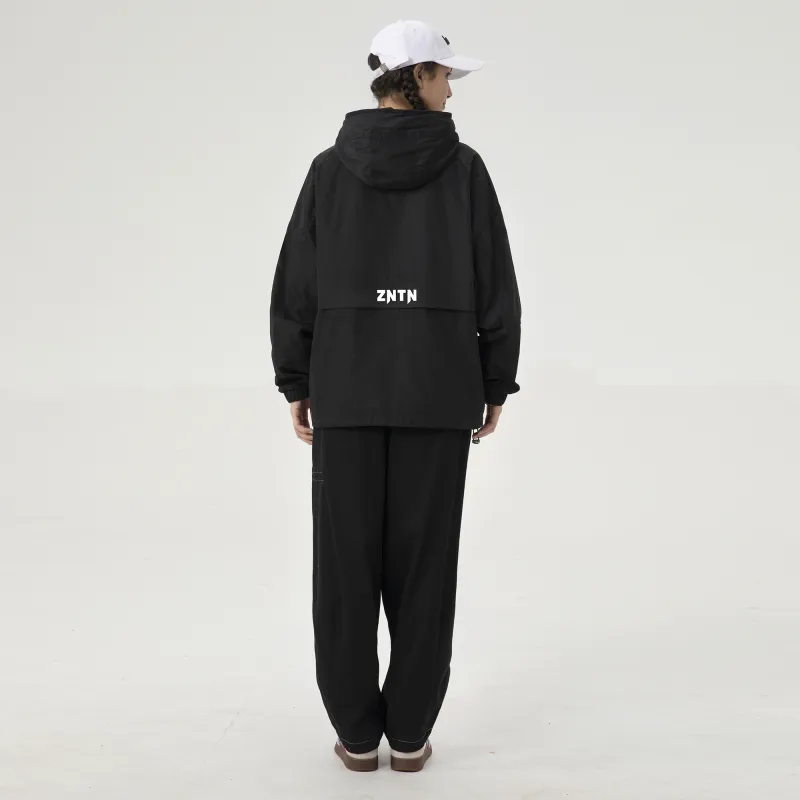 ZNTN Jackets Coats Unisex Black-5