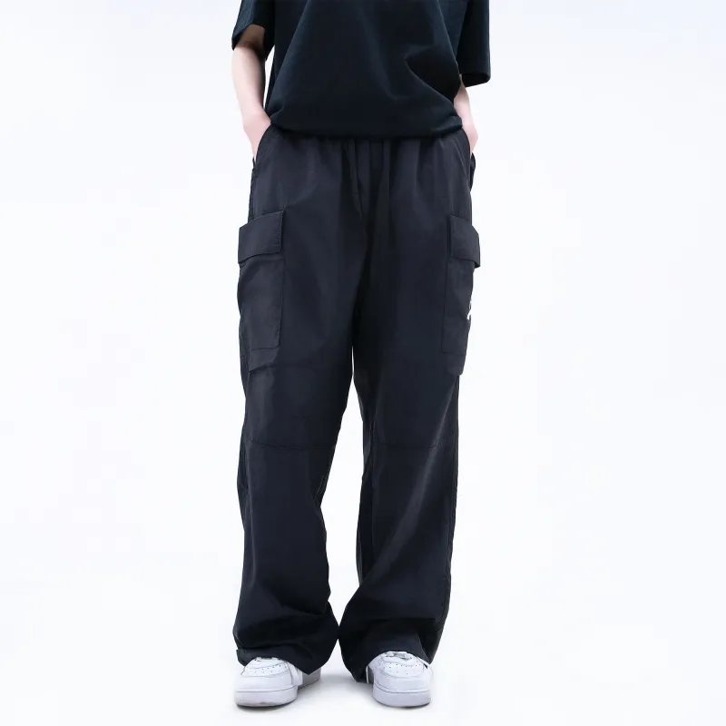 ZNTN Casual Pants Unisex Black-2