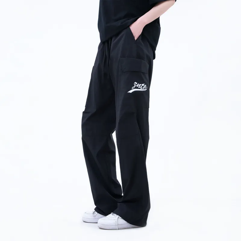 ZNTN Casual Pants Unisex Black-4