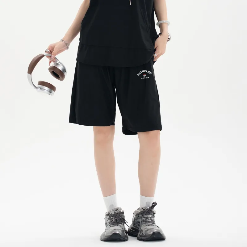 ZNTN Casual Shorts Unisex Black-4