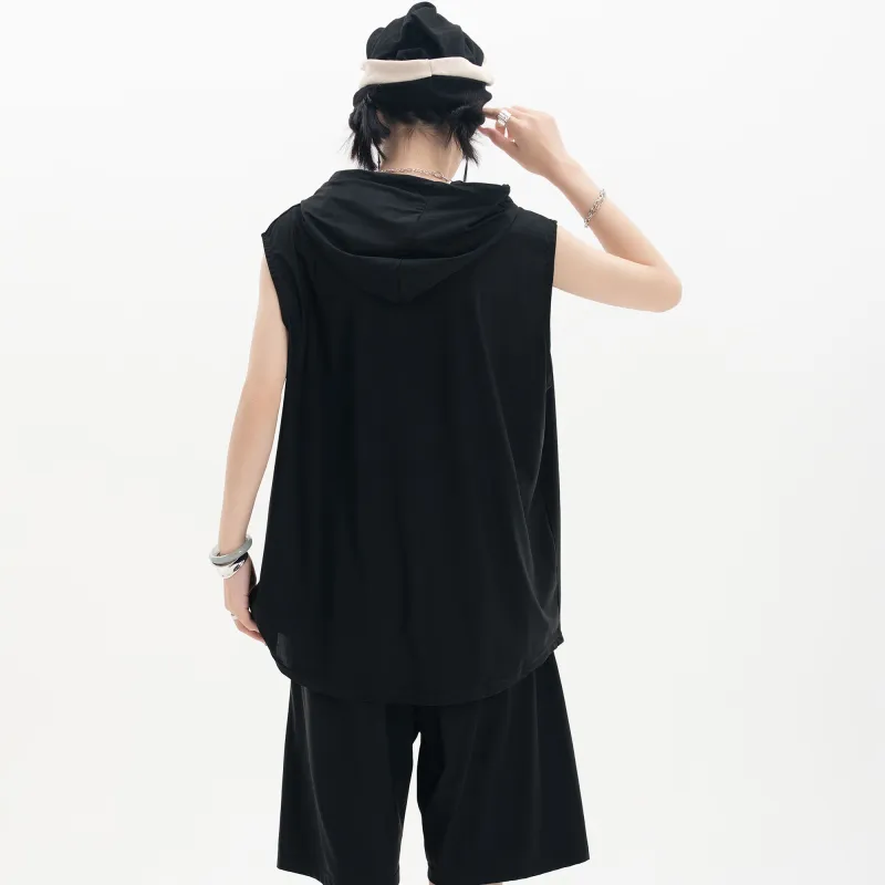 ZNTN Tank Tops Unisex Black-1