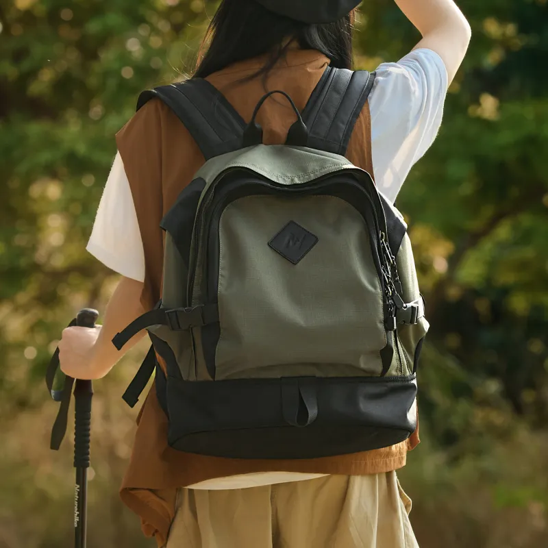 MOYYI Oxford Backpack Regular Unisex Army Green-4