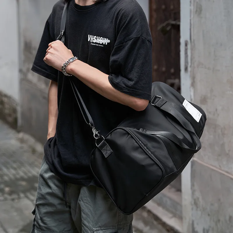 MOYYI Oxford Travel Bag 22L Unisex Black-4
