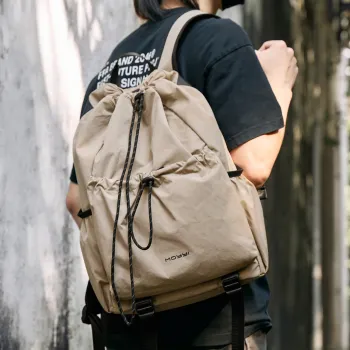 MOYYI Oxford Backpack Regular Unisex Green/Khaki/Black