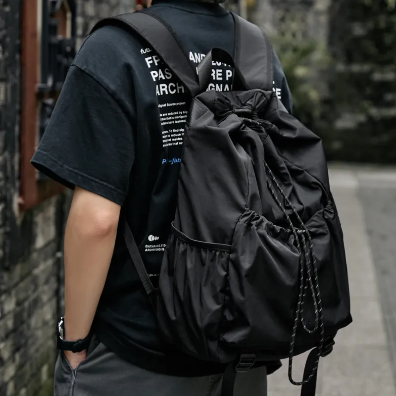MOYYI Oxford Backpack Regular Unisex Green/Khaki/Black-16