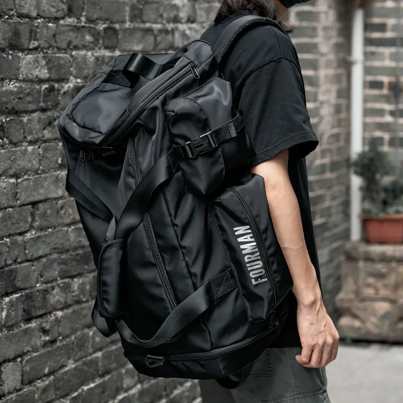 MOYYI Oxford Backpack 42L Unisex Black/Gray-3