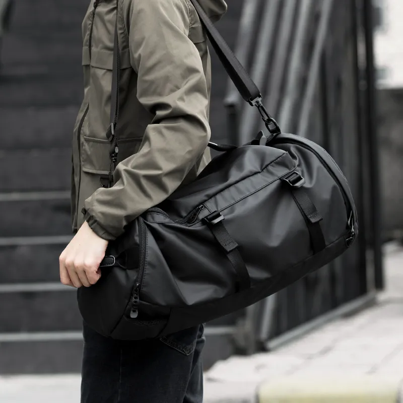 MOYYI Oxford Travel Bag 35L Men's Black-4