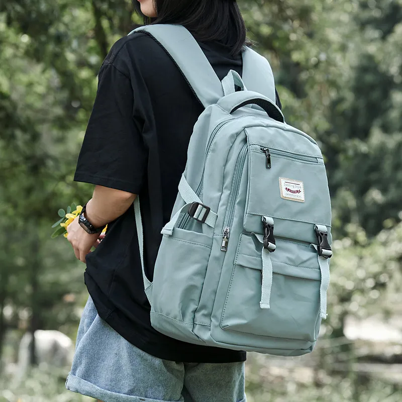 MOYYI Oxford Backpack Unisex Khaki-14