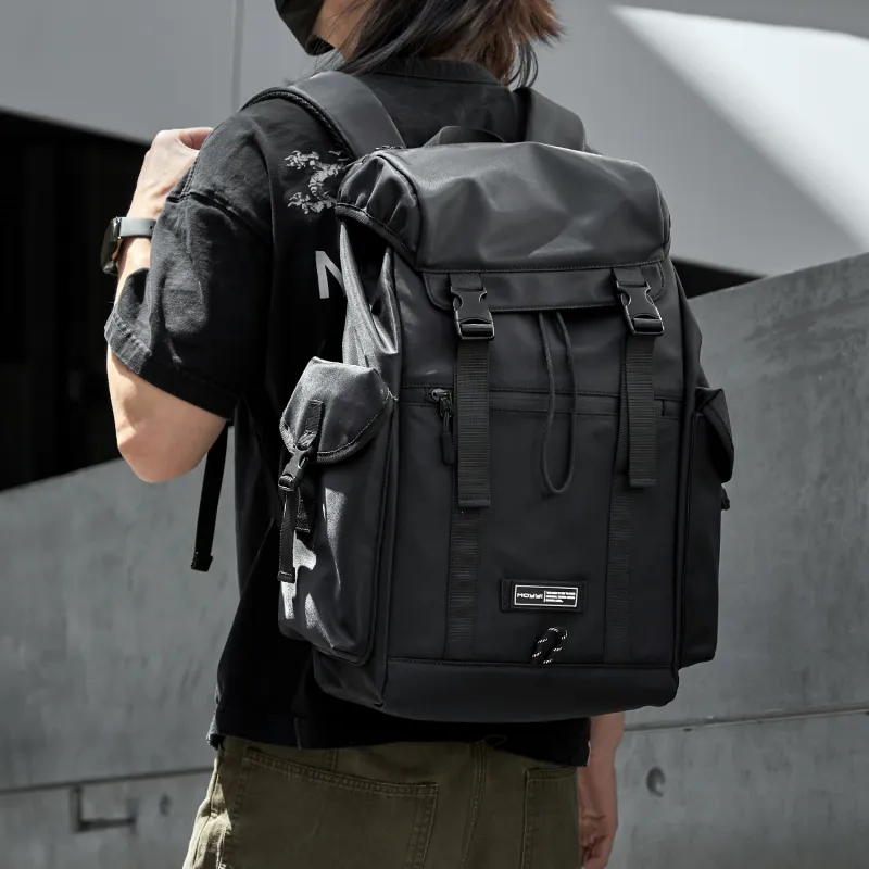 MOYYI Oxford Laptop Backpack Regular Men's Black-5