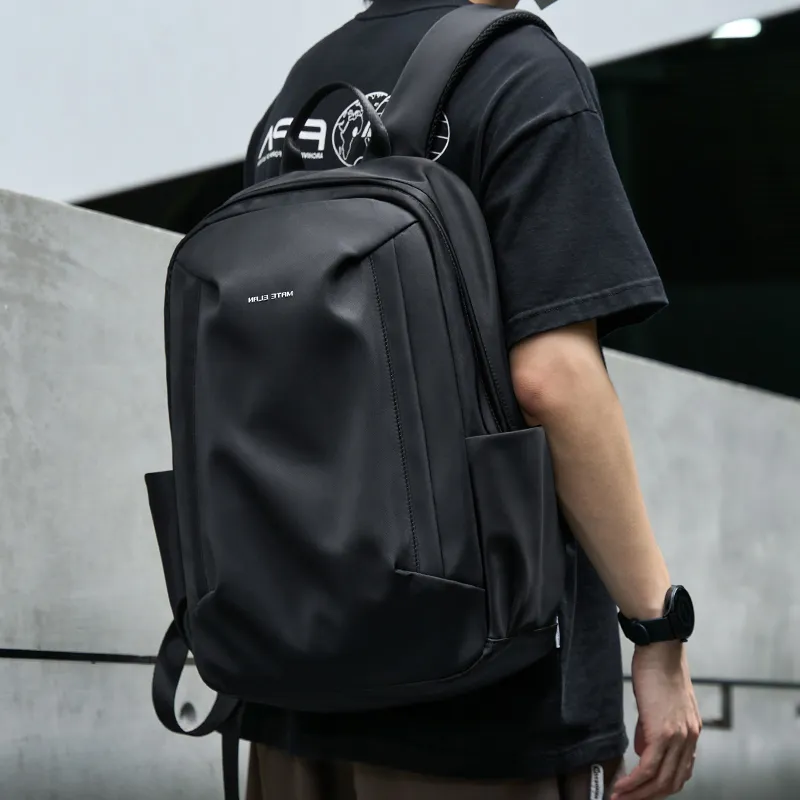 MOYYI Oxford Backpack Regular Men's Black-5
