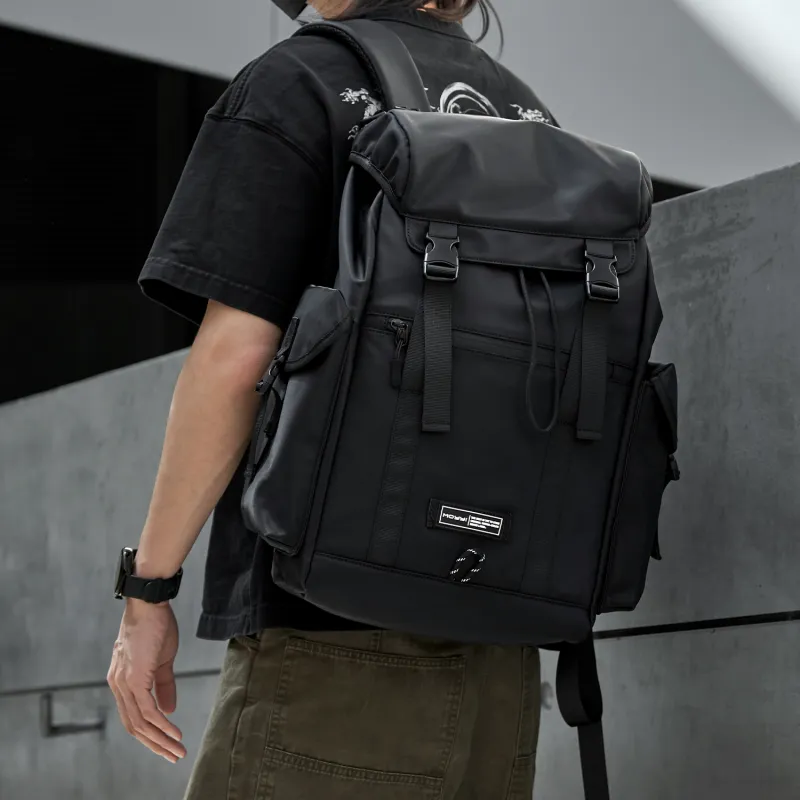 MOYYI Oxford Laptop Backpack Regular Men's Black-4