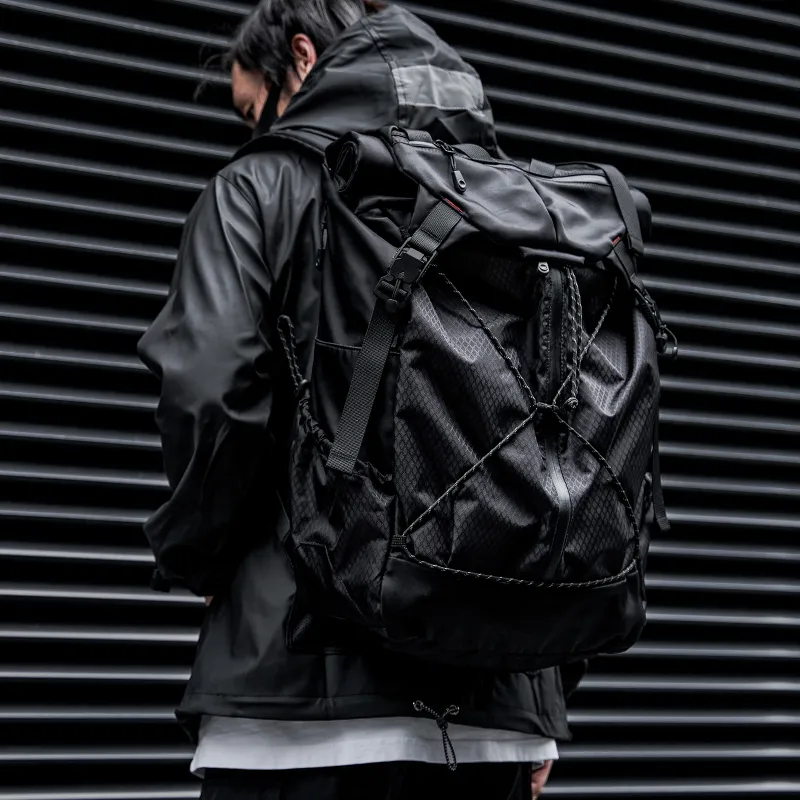 MOYYI Oxford Backpack Computer Backpack Large Size Men's Black-4