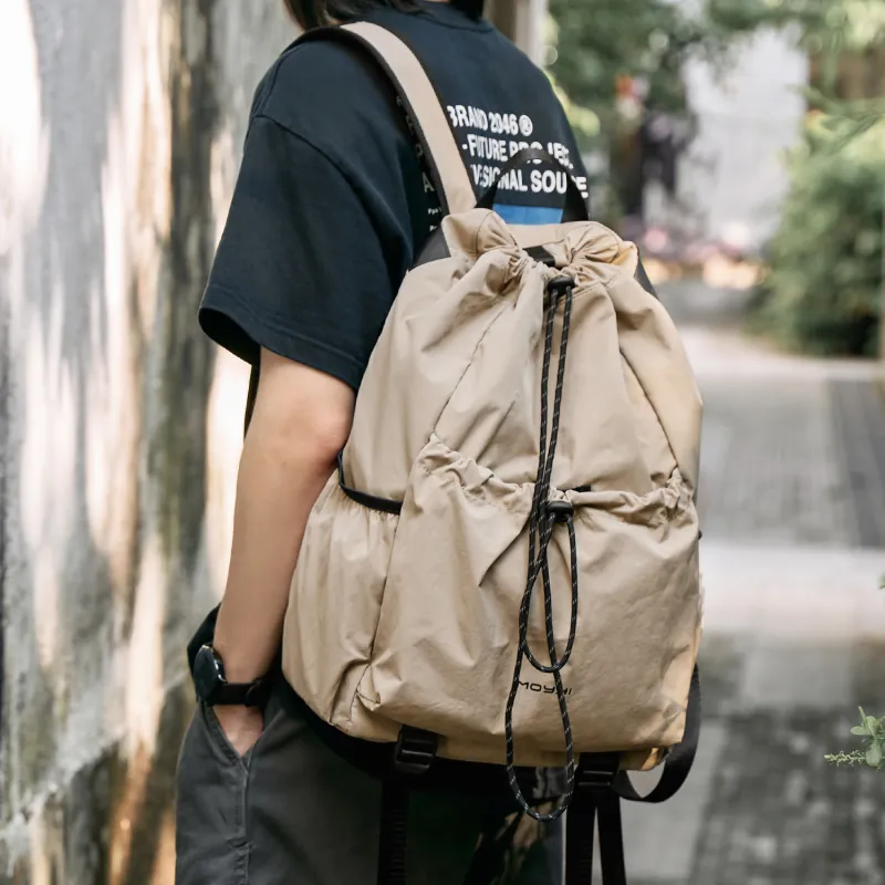MOYYI Oxford Backpack Regular Unisex Green/Khaki/Black-3