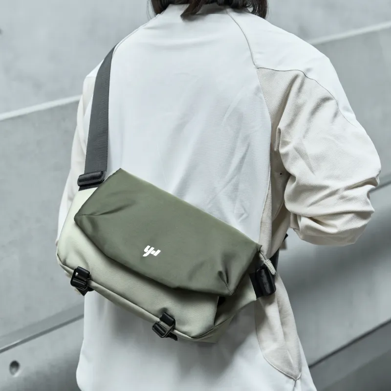 MOYYI Oxford Crossbody Bags Tubas Unisex Black/Green/-5