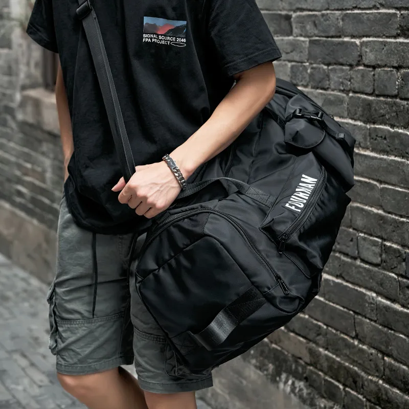 MOYYI Oxford Backpack 42L Unisex Black/Gray-4