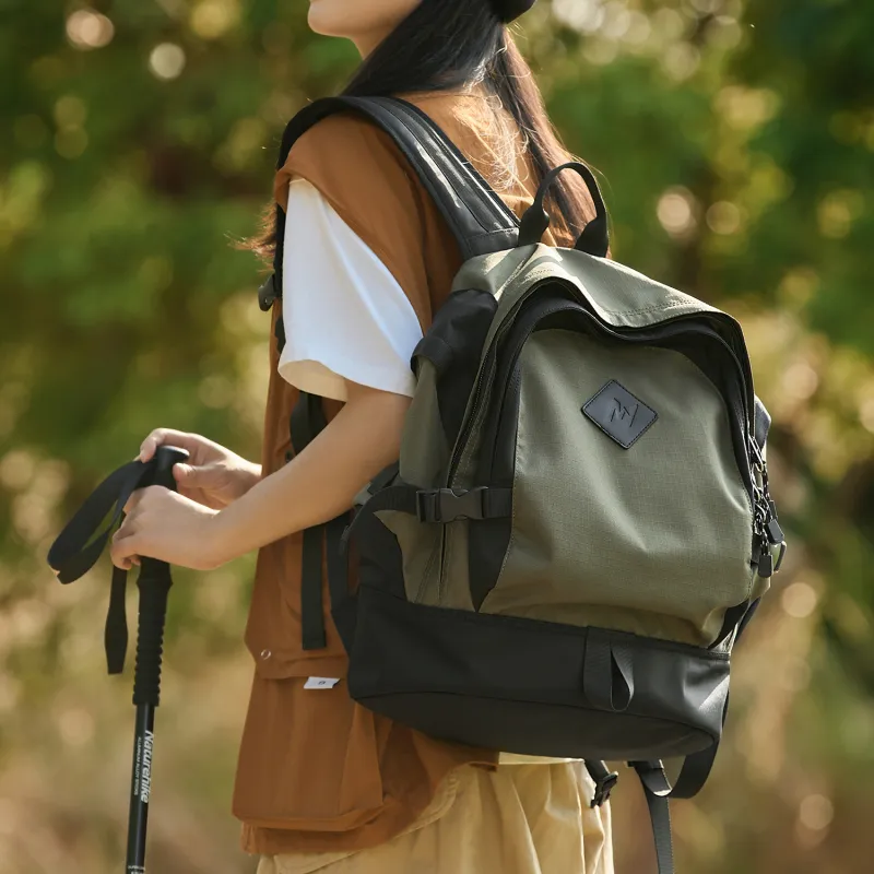 MOYYI Oxford Backpack Regular Unisex Army Green-2