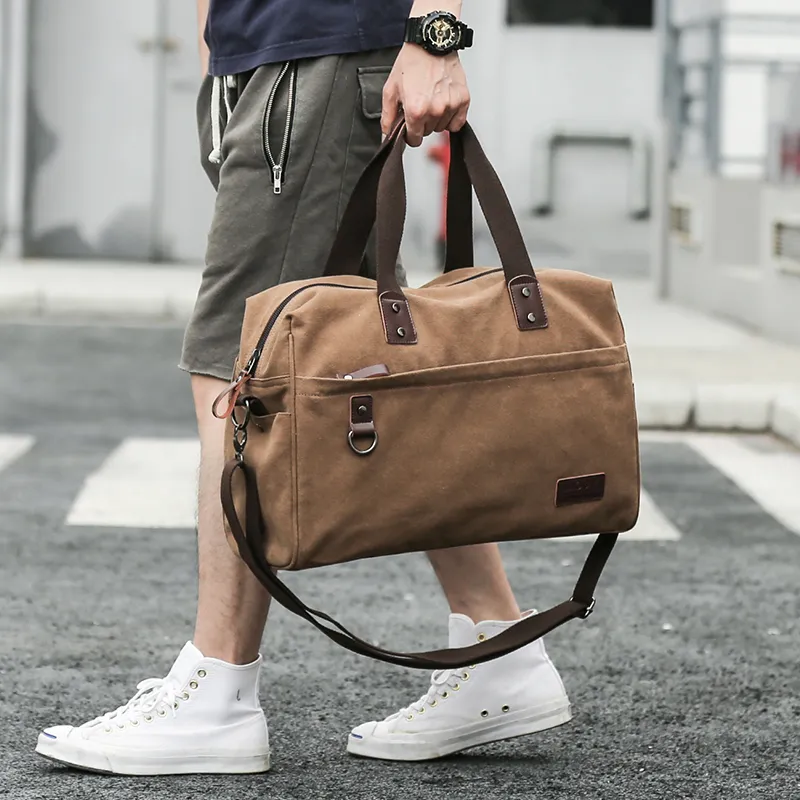 MOYYI Canvas Bag Messenger Bag Shoulder Bag Crossbody Bag Men's Multicolor-4