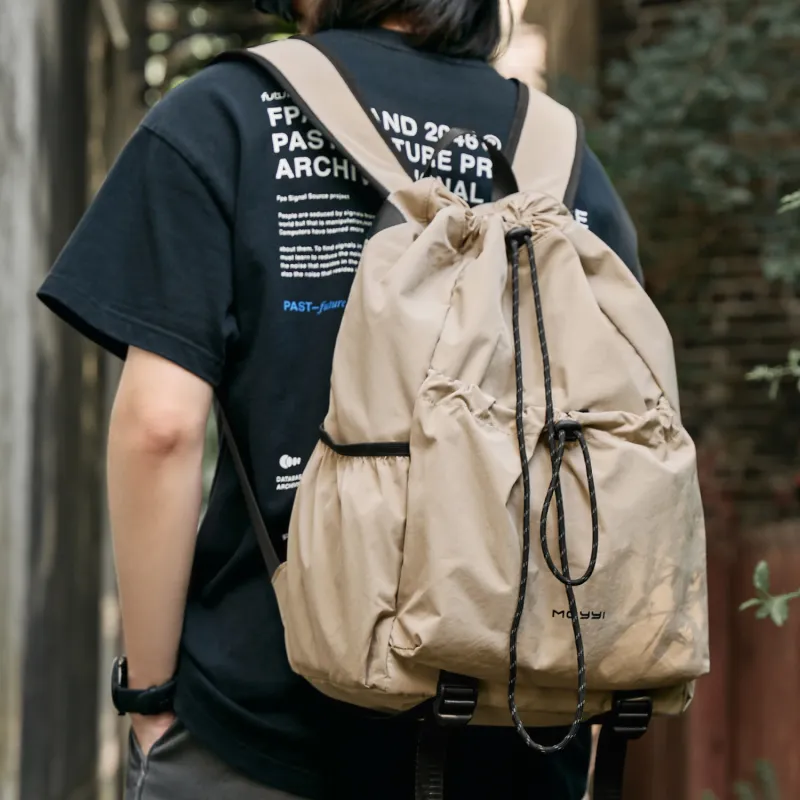MOYYI Oxford Backpack Regular Unisex Green/Khaki/Black-4