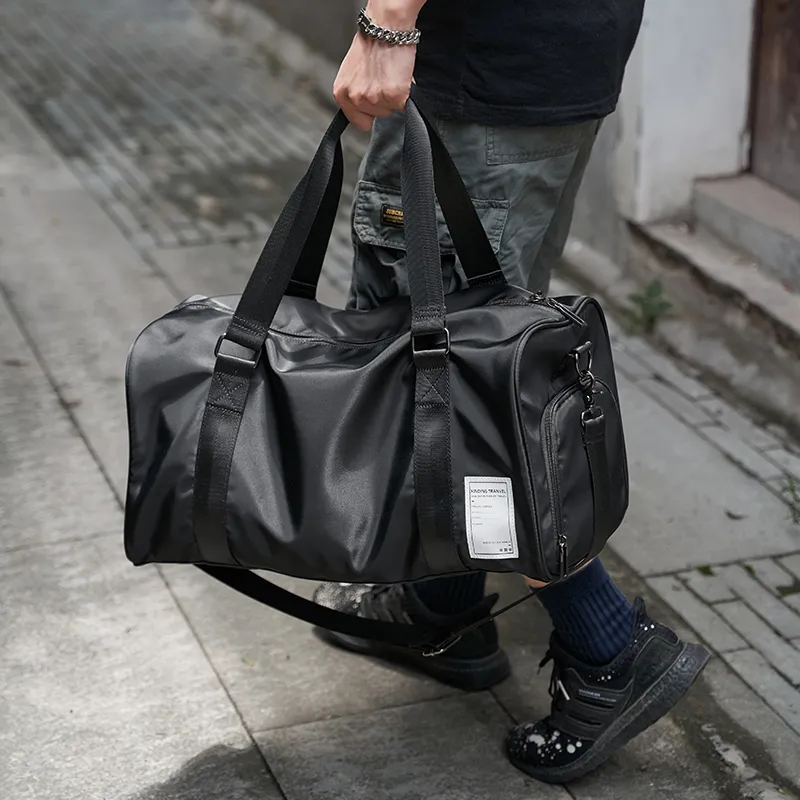 MOYYI Oxford Travel Bag 22L Unisex Black-7