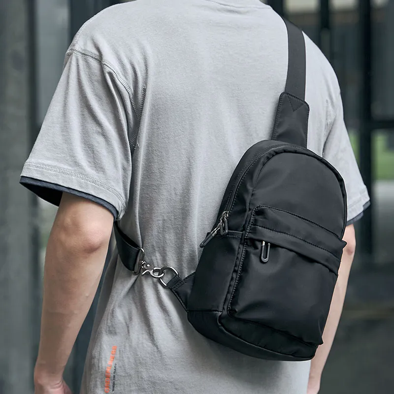 MOYYI Oxford Sling Bag Regular Men's Black-2