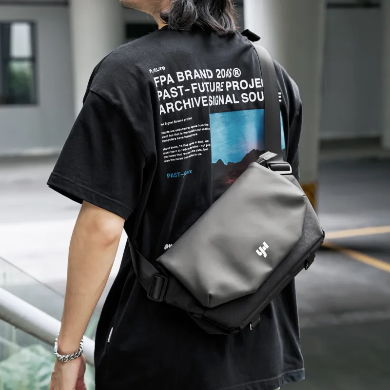 MOYYI Oxford Crossbody Bags Tubas Unisex Black/Green/-14