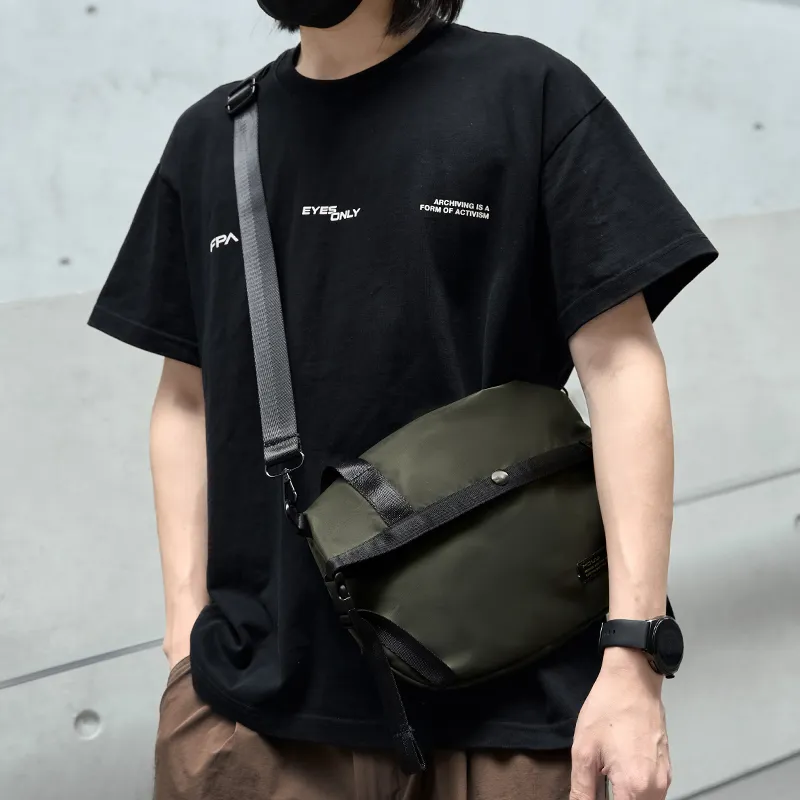 MOYYI Oxford Crossbody Bags Shoulder Bags Men's Army Green-6
