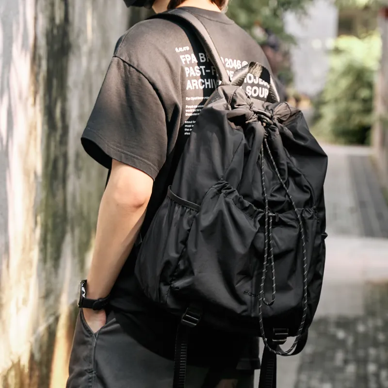 MOYYI Oxford Backpack Regular Unisex Green/Khaki/Black-15