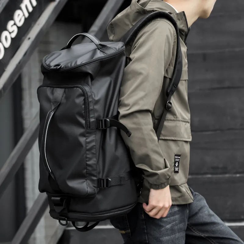 MOYYI Oxford Travel Bag 35L Men's Black-5