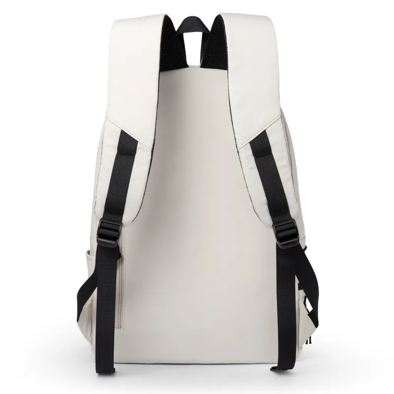MOYYI Water Repellent Oxford Backpack Large Size Unisex Black/Ecru-3