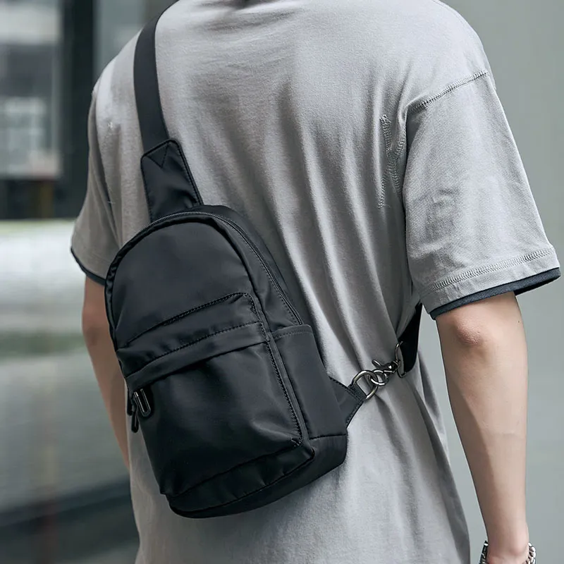 MOYYI Oxford Sling Bag Regular Men's Black-6