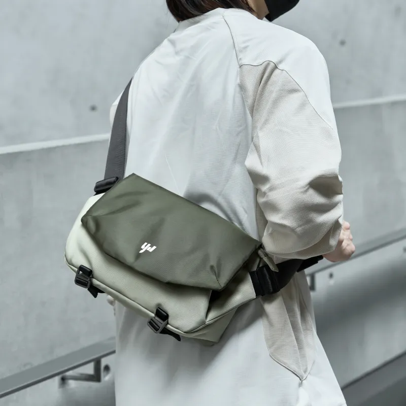 MOYYI Oxford Crossbody Bags Tubas Unisex Black/Green/-4