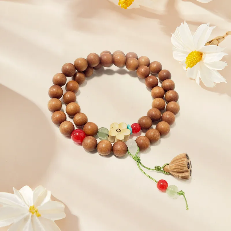 Ryukyu Barbie Sandalwood Bracelets Unisex-2