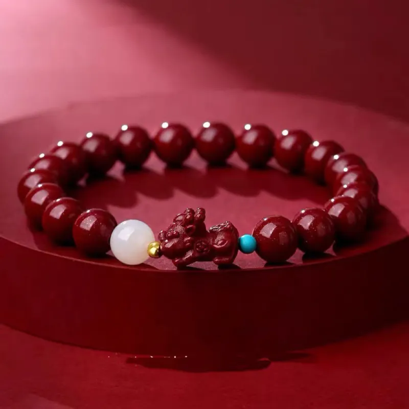 Ryukyu Cinnabar Bracelets Unisex-2