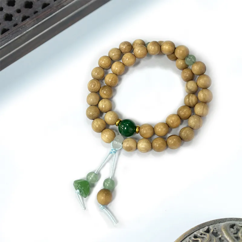 Ryukyu Milky Agarwood Bracelets Unisex-3