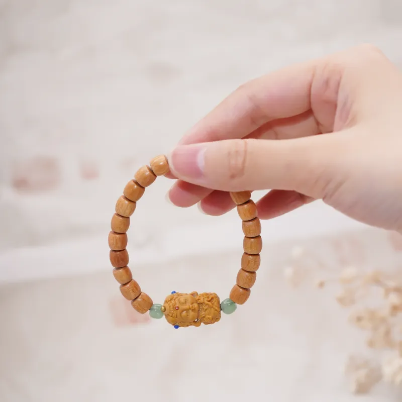Ryukyu Barbie Sandalwood Bracelets Unisex-6
