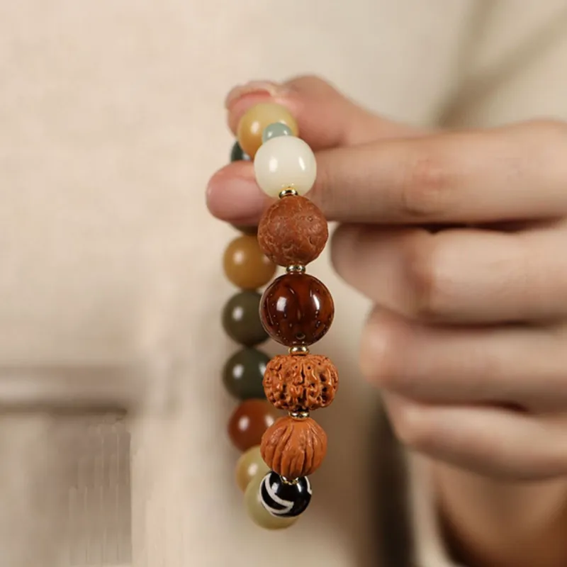 Ryukyu Bodhi Root Bracelets Unisex-3