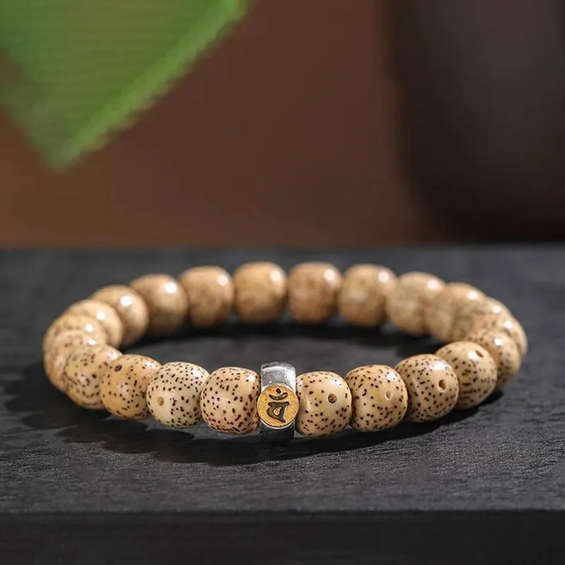 Ryukyu Star Moon Bodhi Seeds Chinese Zodiac Guardian Beaded Bracelet Unisex-21