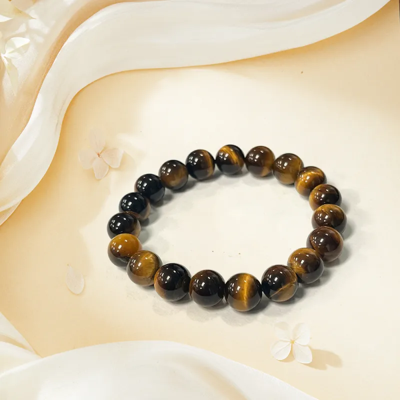 Ryukyu Tiger's Eye Stone Bracelets Unisex-4