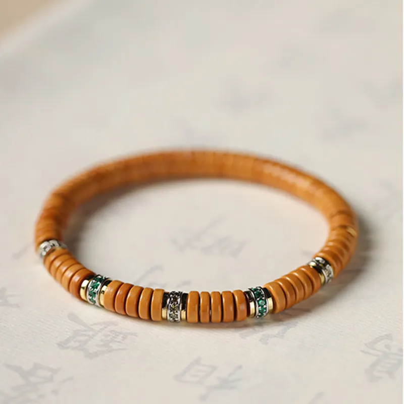 Ryukyu Olive Pit Bracelets Unisex-3