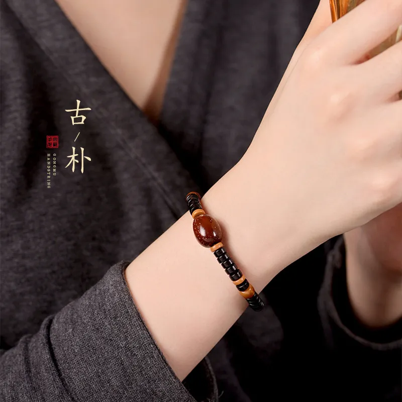 Ryukyu Coconut Shell Beads Bracelets Unisex-6