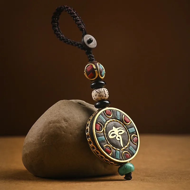 Ryukyu Braided String Keychains Unisex-6