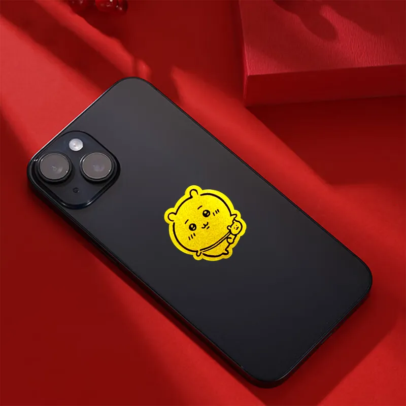 Ryukyu Gold Cell Phone Sticker Unisex-4