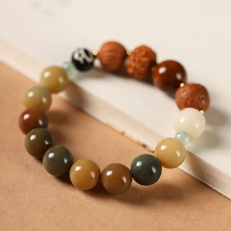 Ryukyu Bodhi Root Bracelets Unisex-2