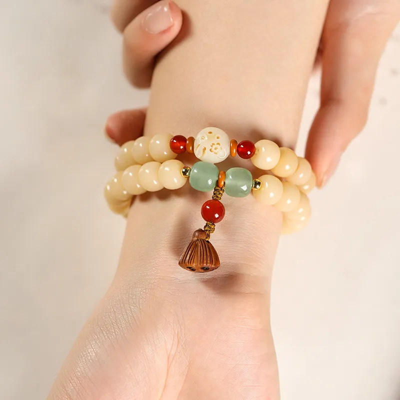 Ryukyu Bodhi Root Bracelets Unisex-3