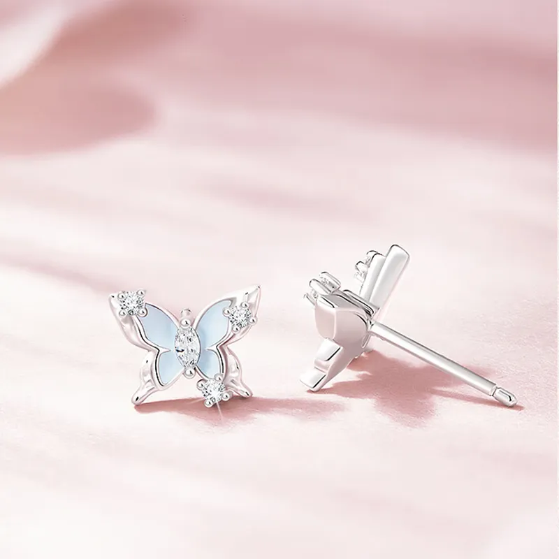 Ryukyu Adjustable Open Ring Stud Earrings Women's-3
