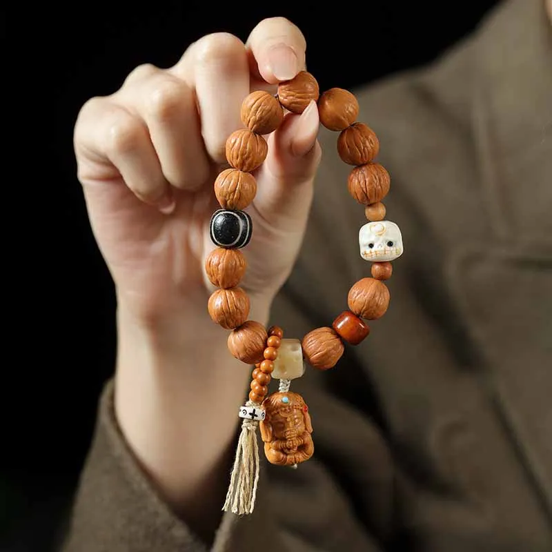 Ryukyu Peach Pits Bracelets Unisex-4